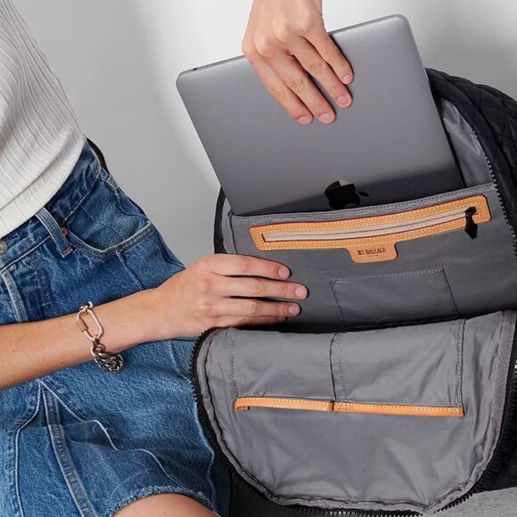 MZ WALLACE Metro Backpack Black/Matte Black - Picture 3 of 4